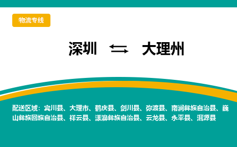 深圳到大理州物流公司,深圳到大理州货运2022已更新(全/境—派/送)