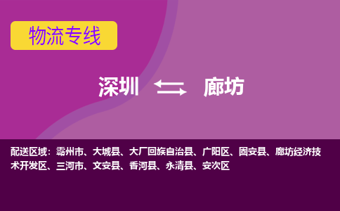 深圳到廊坊物流专线-深圳到廊坊货运-（全/境-直送）