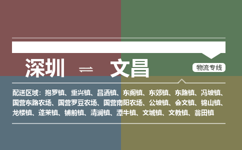 深圳到文昌物流专线-深圳到文昌货运-车辆实时定位-