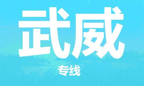 深圳到武威物流专线-深圳到武威货运-（所有货源/均可承运）