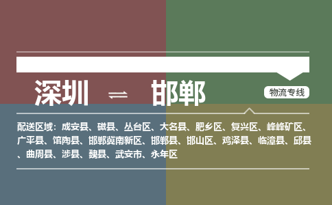 深圳到邱县电动车托运-深圳到邱县电动车专线-选择物流不拆电池