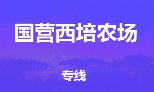 常平镇到国营西培农场物流专线|常平镇到国营西培农场货运定时达运输