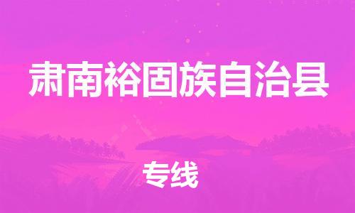 惠阳区到肃南裕固族自治县物流-惠阳区到肃南裕固族自治县专线-放心托运