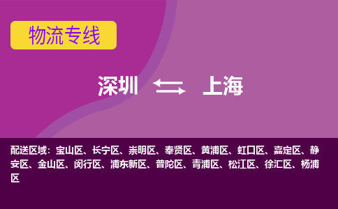 深圳到上海物流专线-深圳到上海货运-合理装载-