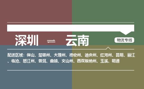 深圳到云南物流专线-深圳到云南货运-